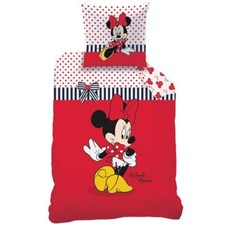 Biber Housse De Couette Minnie Sweetie Flanelle 80x80 Cm 135x200 Cm