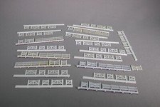 ZZ095 JOUEF Train Decor Ho lot Fence Wood Fence 12 cm 18 U