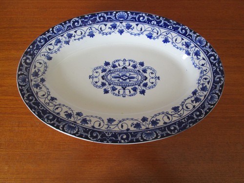 Plat ovale ancien longwy - de,