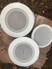 3 enceintes haut parleur musique encastrable Plafond