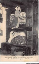 CAR-AAHP4-56-0329 - customs - Breton customs and costumes - a double bed �