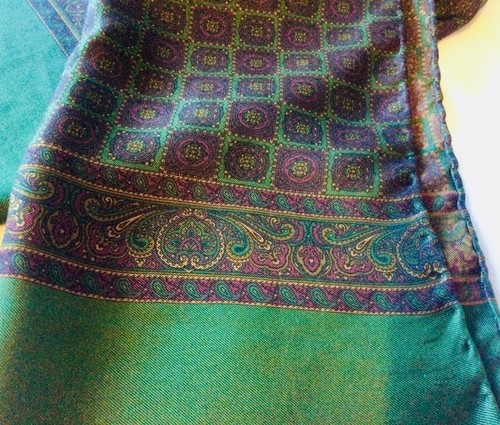 Foulard soie homme vintage - homme,