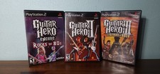 Guitar Hero Bundle Sale?-Rock N 80's, Guitar Hero II & III- (PRE-OWNED) PS2?