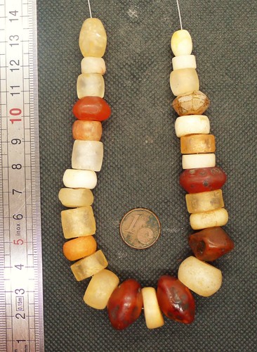 24cm lot perles quartz - lot,
