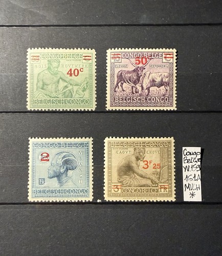 Congo belge timbres - timbres, 159-161a