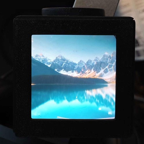 Printed waist level camera - 3d,