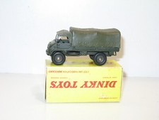 DINKY TOYS, first version engraved Mercedes - unimog military truck c