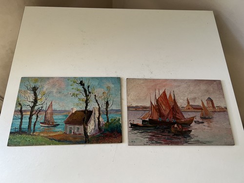 Paire tableau paysage - paire,
