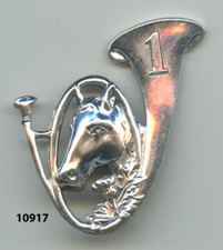  Insigne cavalerie, Centre Équestre / Verdun , ( 1 Rgt. de Chasseurs )