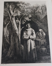 1797 ancienne eau forte de