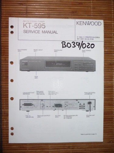 Manuel service kenwood - service,