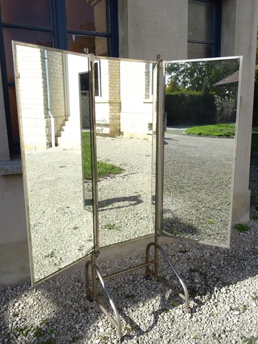 Ancien miroir triptyque xxl - ancien,