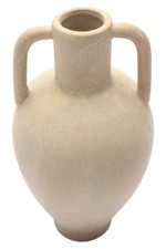 FERM LIVING Vase Forme Bouteille Beige Plâtre Scandinave 12cm
