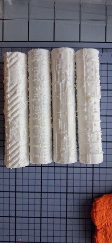 Lot rouleaux texturer - rouleaux,