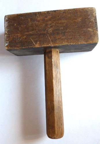 Ancien marteau bois - bois, de