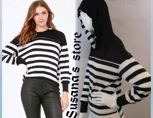 Nwt bebe size striped hoodie - nwt,