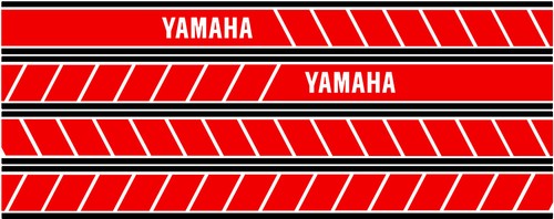 Stickers bandes pour yamaha - stickers,