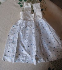 ROBE TISSU FLEURI  AVEC