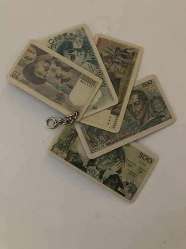 Porte clés billets - porte-clés,