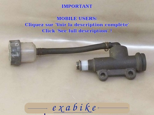 Maitre cylindre frein - cylindre,