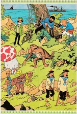 HERGE Tintin  autocollants