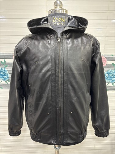 Blouson bomber capuche noir - à,