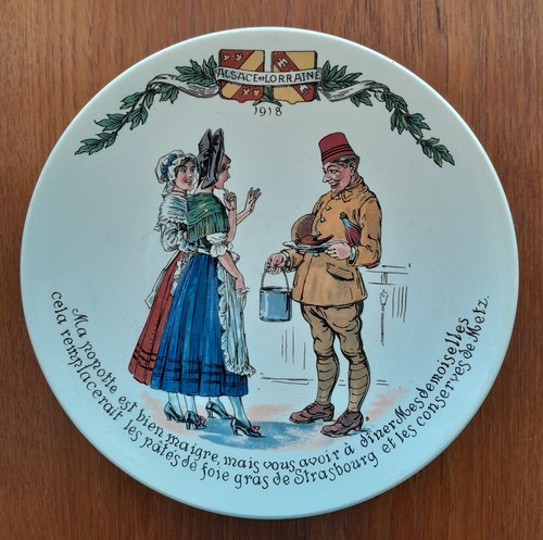 Sarreguemines assiette - sarreguemines,