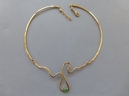 Collier plaqué qualité - collier, or
