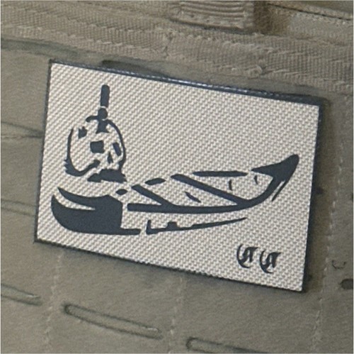 Patch tactique plume crâne - tactique,