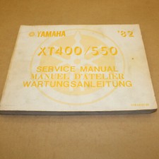 MANUEL REVUE TECHNIQUE ATELIER YAMAHA XT 400 550 1982 manuel de base XT 600 34L