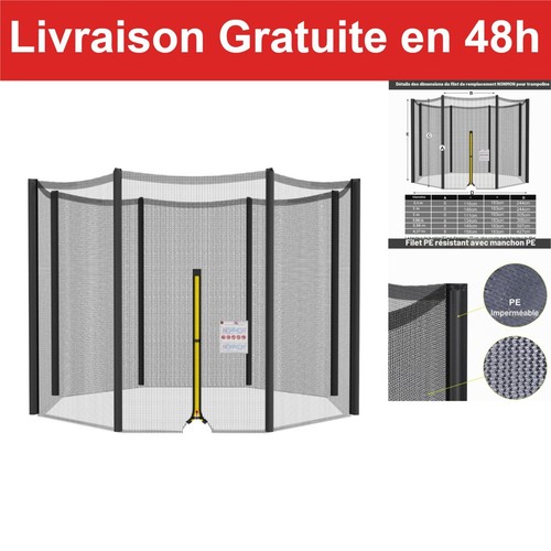 Filet sécurité trampoline