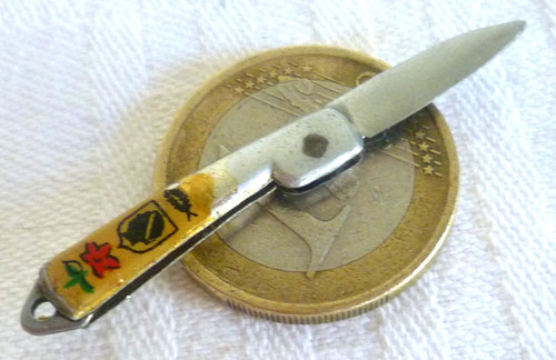 Ancien couteau miniature - ancien,