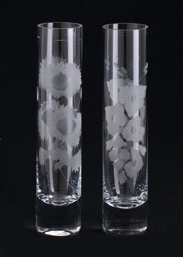 Paire vases soliflores - vases,