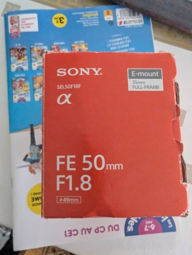 Sony 50mm 8 - fe, f/1,8