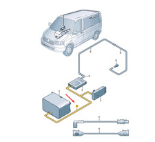 VW TRANSPORTER T5 Caméra de