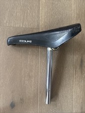 Vintage 1980s Redline Bmx Bike Bicycle Seat & Post Black Old School Velo VL-100