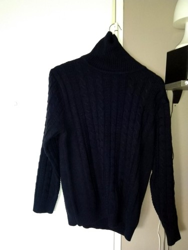 Pull col roulé - pull,