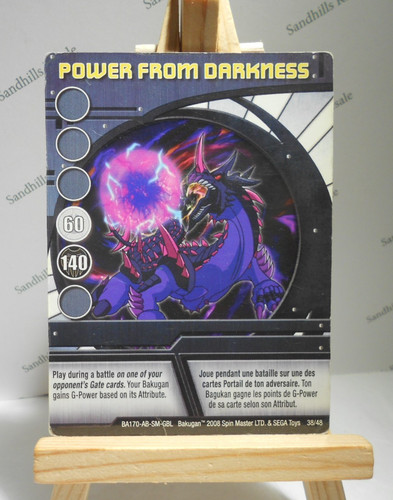 Bakugan card power from - card,
