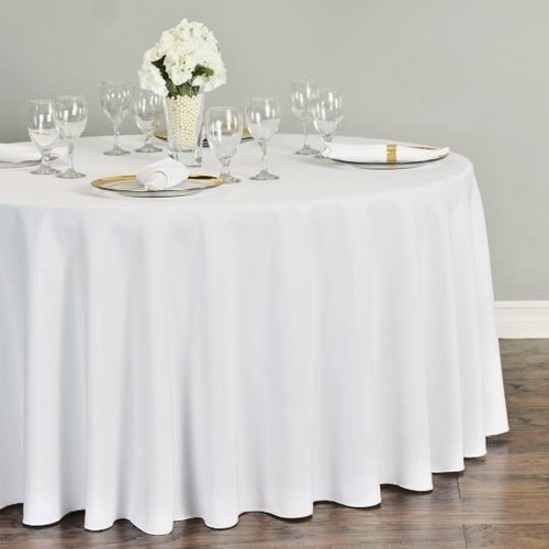Rond white 120 pouce - rond,