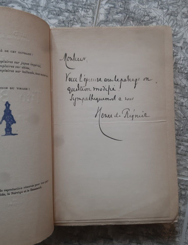 Envoi autographe henri de - autographe],