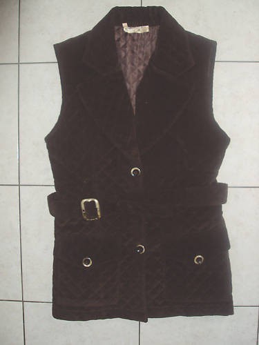 Veste velours gilet - veste, sans