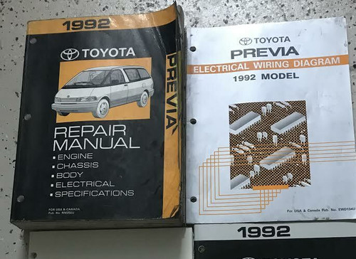 1992 toyota previa - 1992, van
