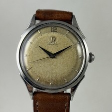 VINTAGE OMEGA BUMPER SWISS WATCH ORIGINAL TWO TONE DIAL REF 2480
