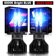 Super Bright H7 LED Headlight Kit High Low Beam Bulbs 3300000LM 8000K Blue