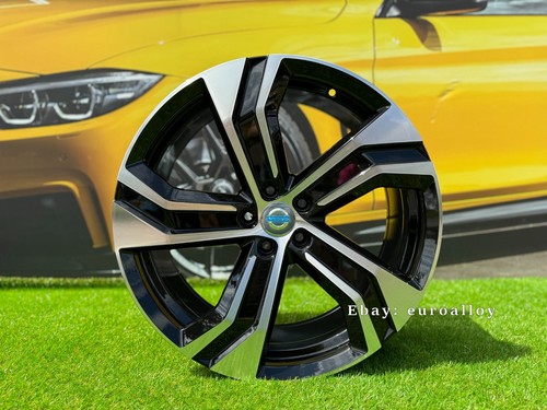 Jantes noires poli r18 5x108 - jantes,