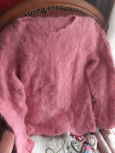 Superbe pull angora - , 🐇🐇