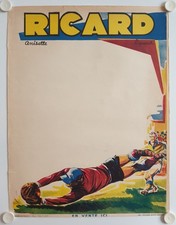 1950s Ricard Anisette Poster G. POTIER - Rugby