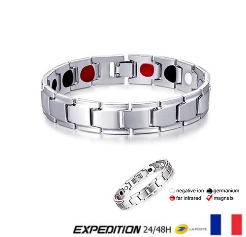 Bracelet magnétique gris - magnétique,