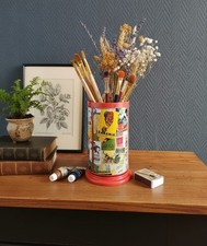 Antique Caribbean Lithographed Sheet Metal Empty Banania Advertising Box