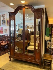 French Louis XVI Mirrored Armoire AS IS